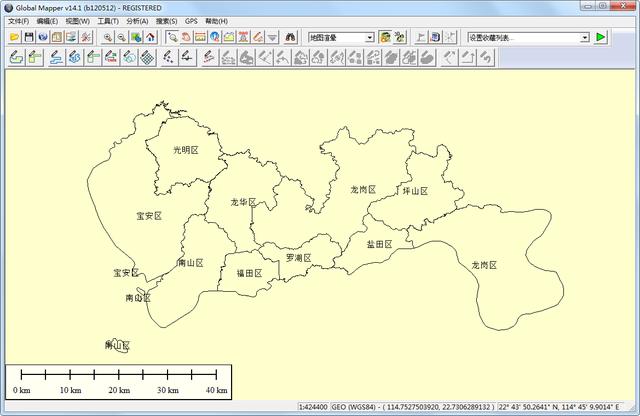 省市县行政区划边界下载