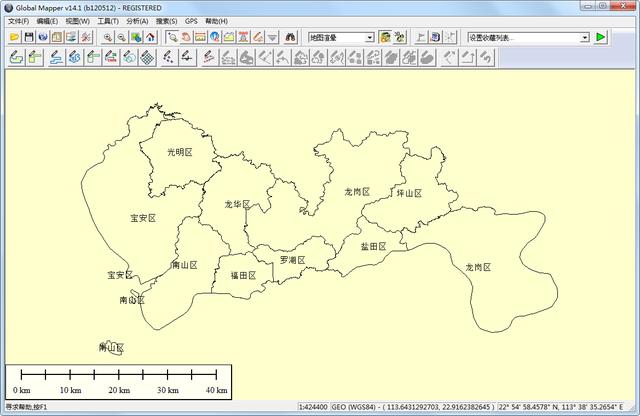 省市县行政区划边界下载