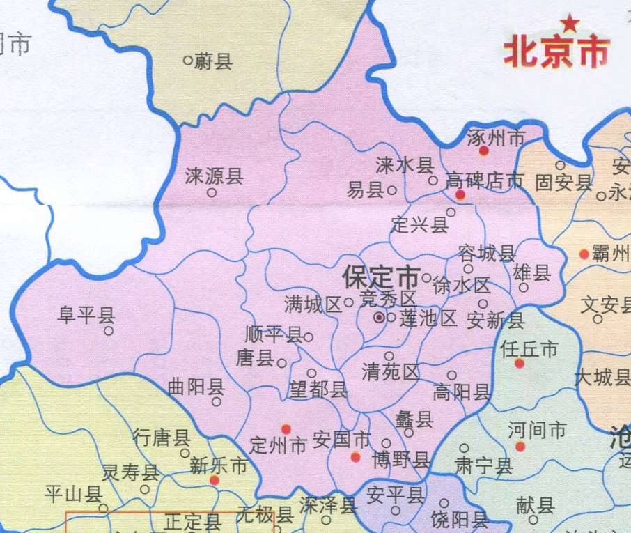 保定各区县人口一览：涿州市66万，涞水县31万