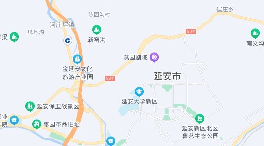 延安地图全图高清版