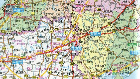 烟台地图详细全图