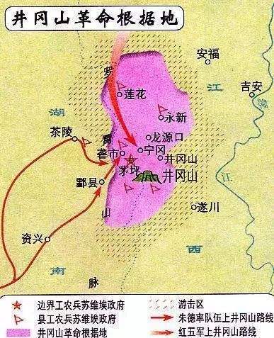 井冈山地理位置