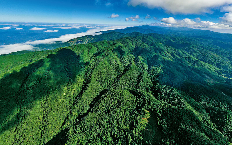 哀牢山。贾翔摄