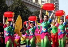 2018年扶风庆新春社火秧歌游演活动