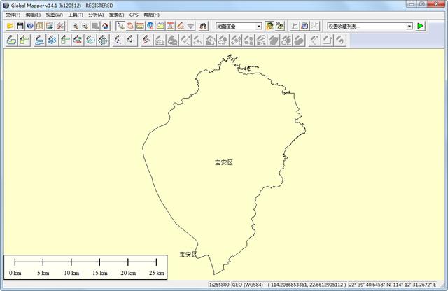 省市县行政区划边界下载