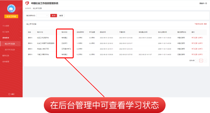 社会工作者继续教育学习流程