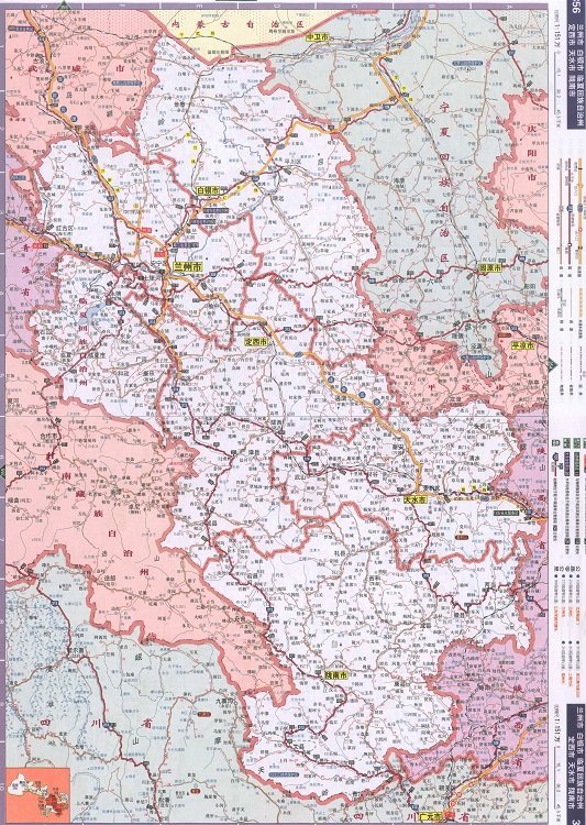 兰州交通地图全图高清版(2)