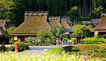 京都景点推荐美山町茅葺村落照片