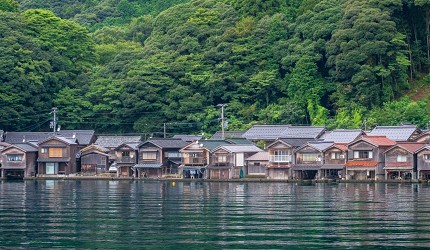 京都景点推荐伊根舟屋群照片