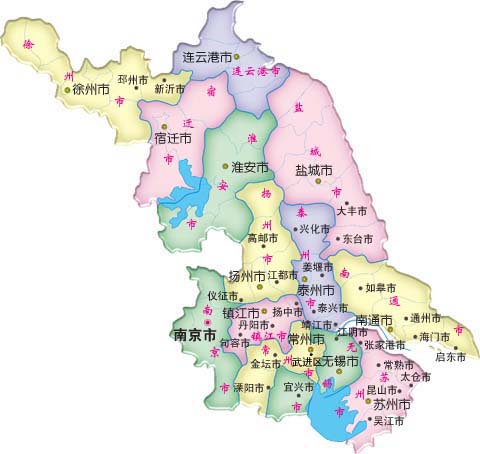 江苏省地图